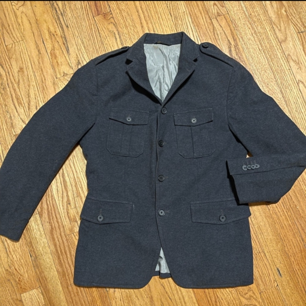Banana Republic Italian fabric military jacket 38S trailer fit